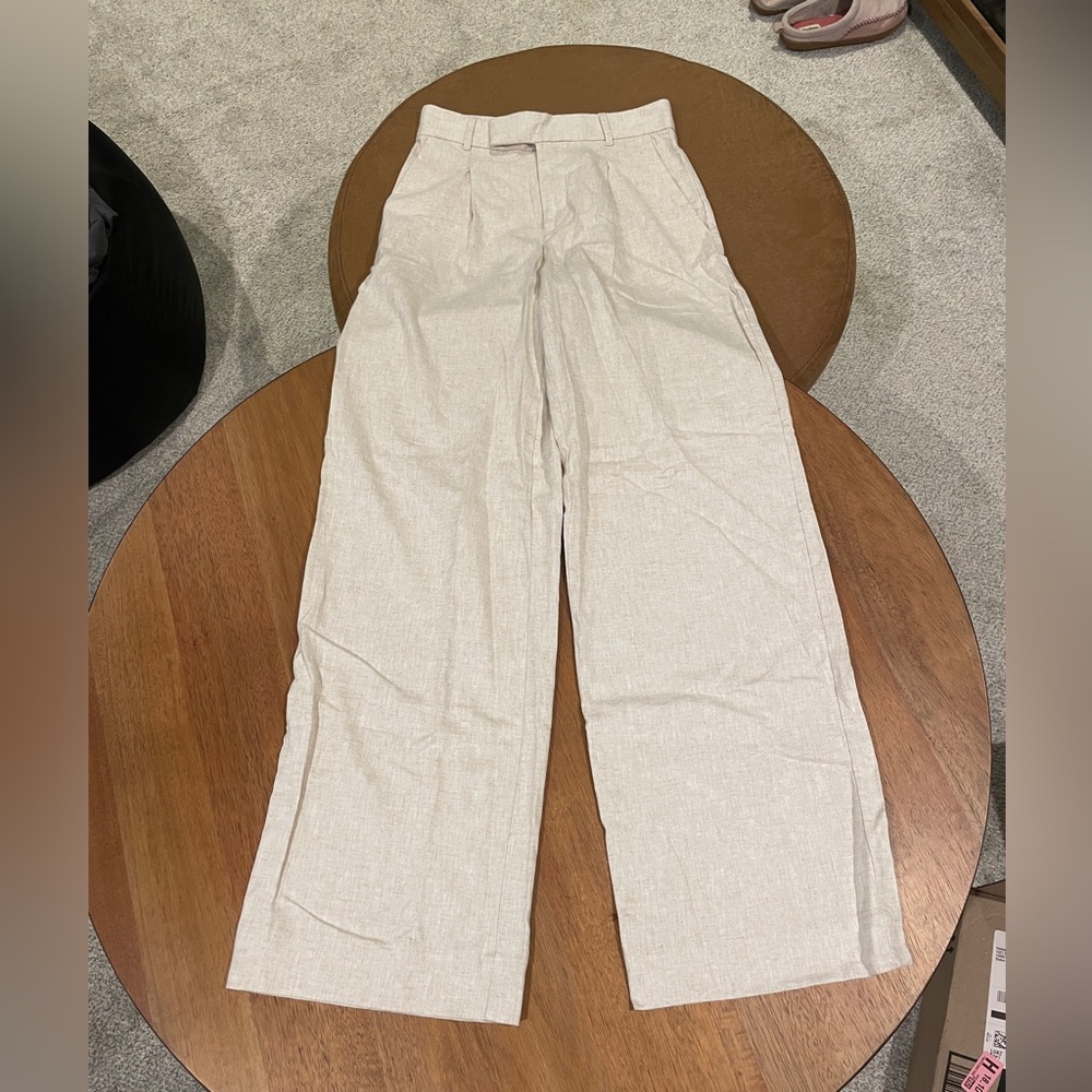 Banana Republic size 2 wide leg linen pants